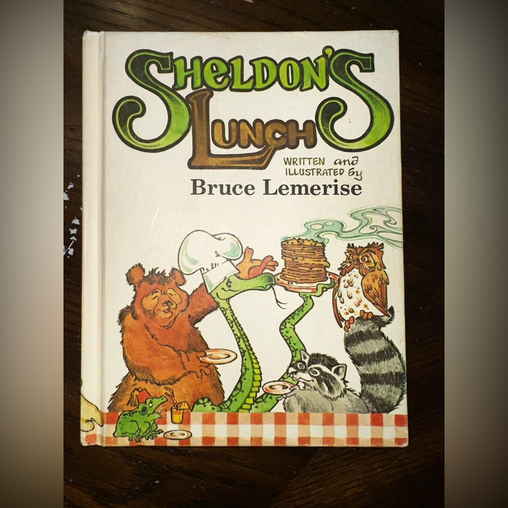 Vintage 1st Edition Children’s BookSheldon's Lunch by Bruce Lemerise Hardback